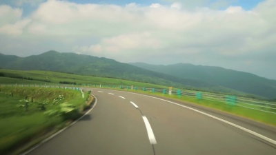 通往山上的路。