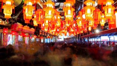   元宵节，延时(包括缩小)