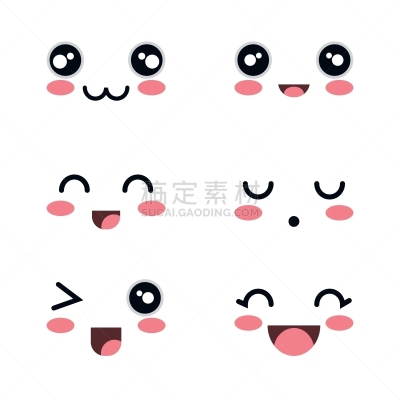 式样,卡通,拟人,白色背景,分离着色,可爱的,白色,红色,布置,收集