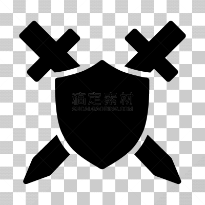 盾,计算机图标,警卫人员,古董,安全的,符号,剑