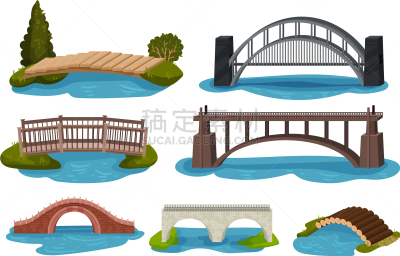 木制,金属,桥,个性,公园,现代,草,小的,建筑业,收集