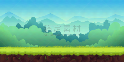 卡通,背景聚焦,自然,效率,风景,环境,云,图像,草,矢量