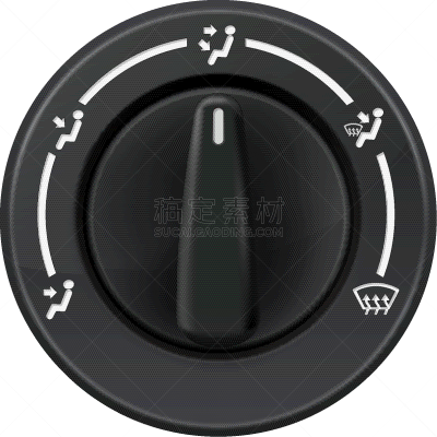 汽车,仪表板,空调,旋钮,分离着色,香波,白色背景,状态