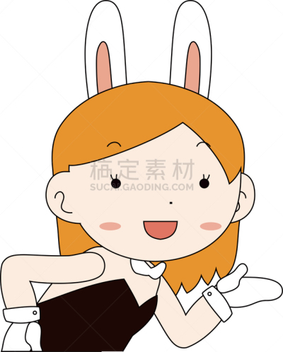 可爱的,半身像,兔女郎,注视镜头,惊骇,一个人,引座员,女人,面部表情,儿童
