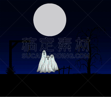 怪异,鬼,三个物体,背景,夜晚,事件,十月,偏好,概念