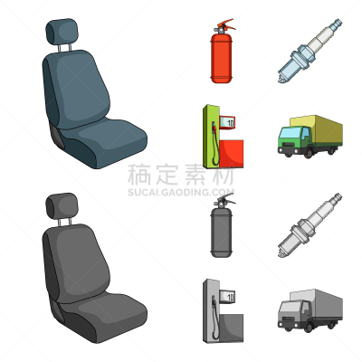 蜡烛,汽车头枕,汽车,椅子,分离着色,安全的,焖菜,收集