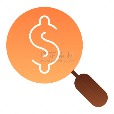 放大镜,计算机图标,平坦的,分离着色,轮廓,白色,商务,品牌名称,矢量,搜寻