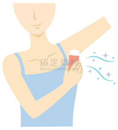 除臭剂,女人,侧面视角,无法辨认的人,遮住脸,一个人,滚筒除臭剂,香水,青年女人,四肢