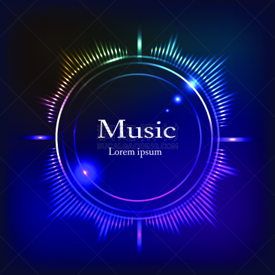 音乐,留白,频率,背景聚焦,深蓝,夜晚,夜生活,海报,扬声器,图像