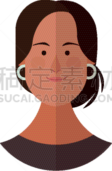女人,卡通,人的脸部,可爱的,商务,人,多样,肖像,图像,违约
