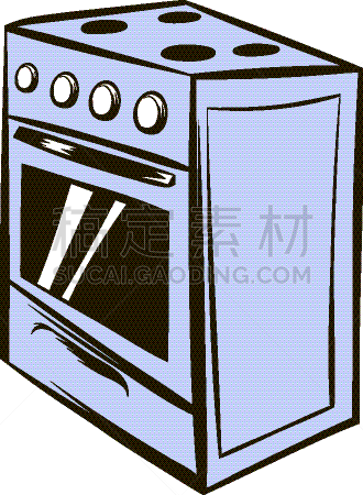 白色,烤炉,图标,动画片,热,砂锅菜,金属,概念,叛逆,烹调
