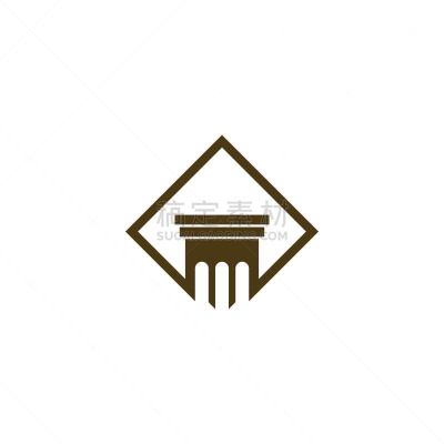 矢量,模板,商务,符号,长椅,房屋,平衡,图像,鳄梨