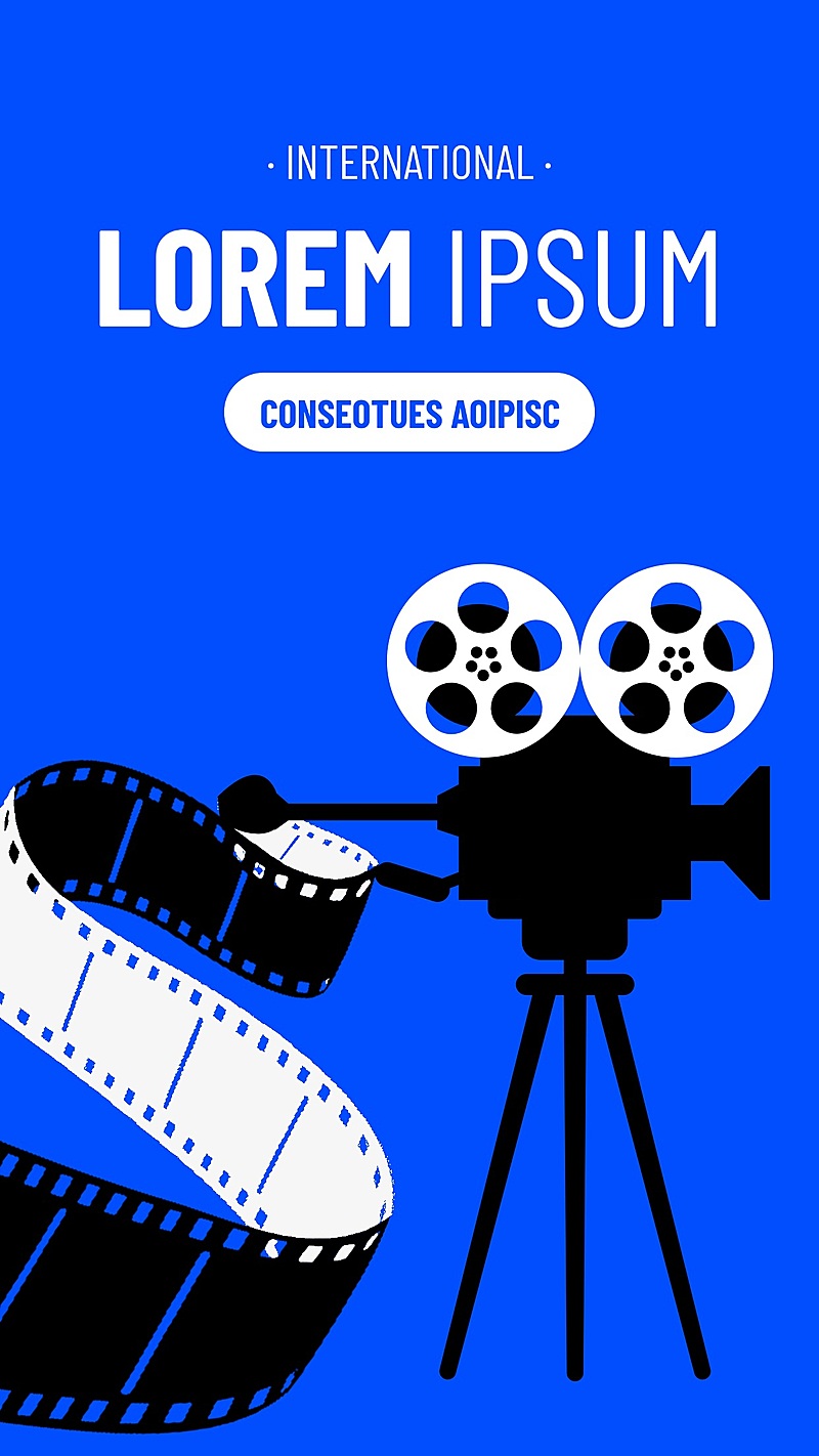 电影艺术放映会活动宣传海报