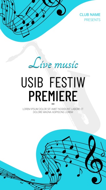 音乐会晚会派对活动宣传海报预览效果