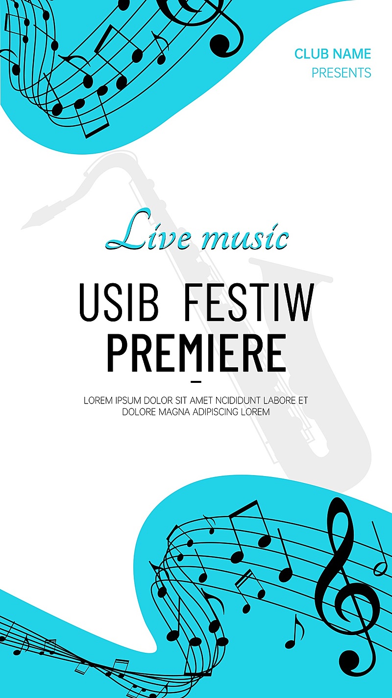 音乐会晚会派对活动宣传海报