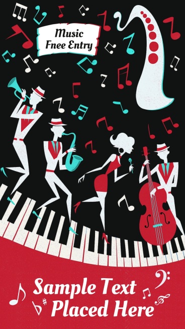 音乐会晚会派对活动宣传海报AIGC预览效果