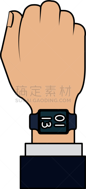 技术,手,触摸屏,运动,腕表,护腕,现代,智能手表,移动式,联系