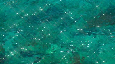阳光下晶莹的海水涟漪-全高清