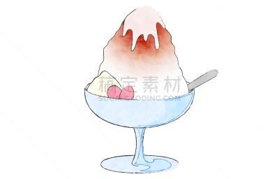 炼乳,冰淇淋,草莓,刨冰,寒冷,盂兰盆节,清新,背景分离,厚的,牛奶