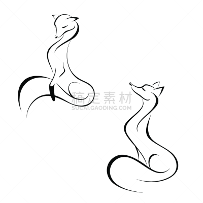狐狸,动物园,符号,图像,美,无人,品牌名称,计算机制图,矢量,背景