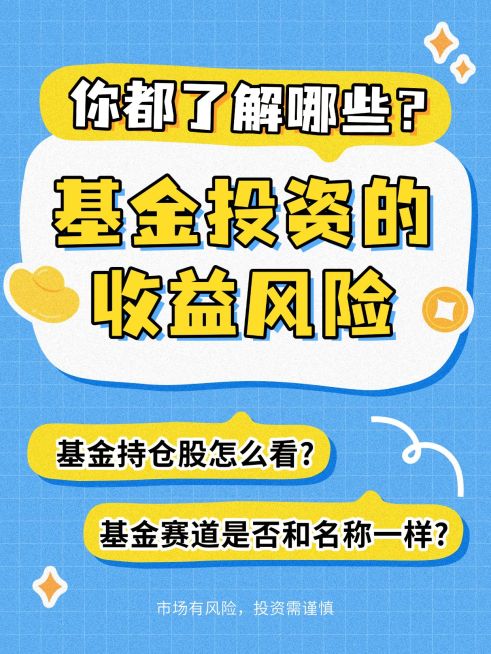 基金证券理财知识科普大字小红书封面预览效果