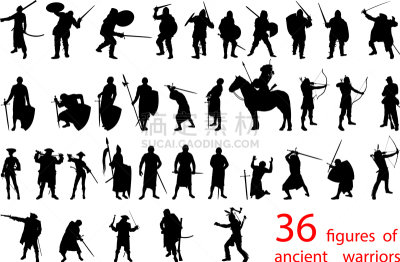 过去,勇士,分离着色,箭术,盔甲服,人,男人,幻想,收集