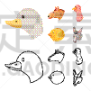 农业,品牌名称,可爱的,自制的,宠物,图像,矢量,设计,收集