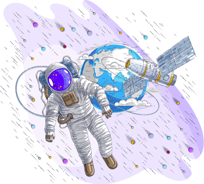 宇航员,太空,极简构图,太空船,国际空间站,太空服,科学家,直的,飞,联系