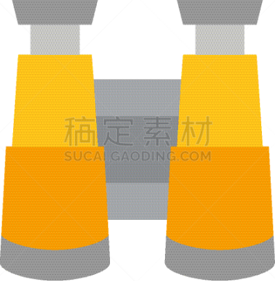 双筒望远镜,彩色图片,计算机图标,平坦的,技术,设备用品,透镜,搜寻,观看,监视
