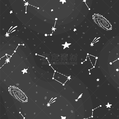 可爱的,式样,太空,星星,行星
