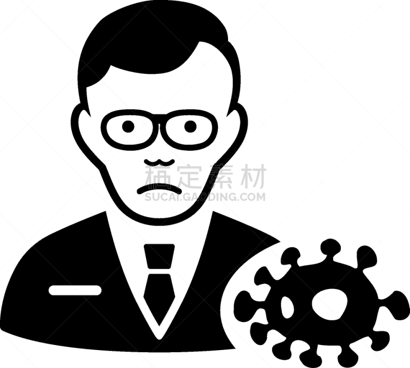 细菌学者,悲哀,黑色,计算机图标,生物学,生物科技,图像,矢量,安慰