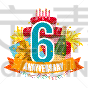 周年纪念,模板,数字6,传统,50年节,请柬,运动,祝贺