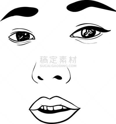 肖像,女人,自然美,时尚,彩妆,分离着色,魅力,自然,高雅,华贵