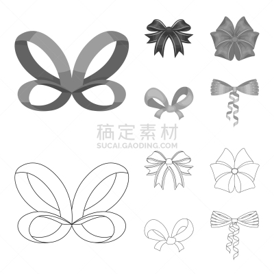 蜘蛛网,蝴蝶结,计算机图标,缎带,轮廓,红色,绿色,纺织品,缎子,装饰