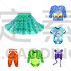儿童,婴儿,图标,无尾礼服,小的,裙子,恶作剧,长袖衫,女孩,时尚