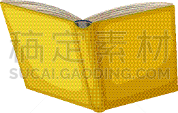 分离着色,书,黄色,白色背景,白色,教科书,文字,文学,文档,模板