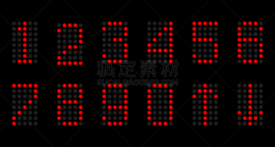 数字,黑色背景,分离着色,夜晚,红色,人,计算机,百分比号,数,收集