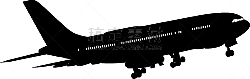 飞机,旅途,商务,安诺,技术,波音707,涡轮,天空,剪影,抵达