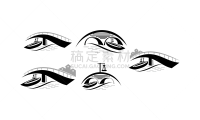 模板,桥,船,传统,游艇,交通,建筑业,品牌名称,布置