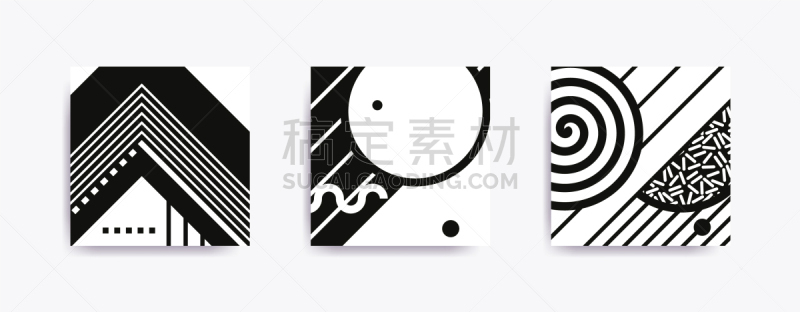 几何形状,Neopolitan獒,时髦的,多色的,庸俗,图像,矢量,黑白图片,蜘蛛网