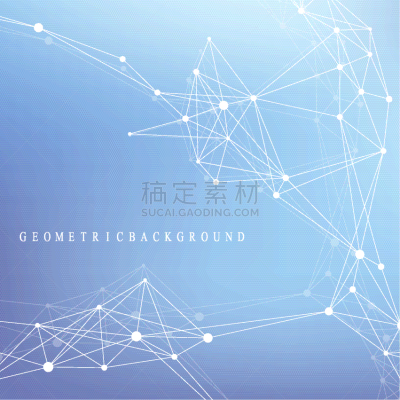 几何形状,分子,插画,背景,材料,巨大的,深的,复杂,技术,生物科技