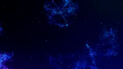 空间动画背景与星云，星星。银河系与星云