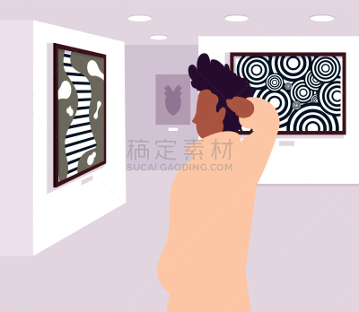 男人,现代,画廊,事件,光学设备,艺术品,旅行者,建筑,站