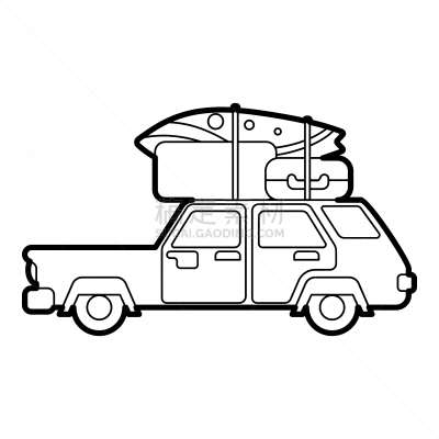 掀背车,货物集装箱,行李,汽车,计算机图标,轮廓,旅途,家庭,手提箱,度假