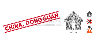 中国,发狂的,东莞,橡皮章,成一排,建筑业,设备用品,水印,生锈的,未来