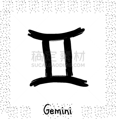 双胞胎,标志,毛笔,水瓶座,狮子,涂料,双鱼座,形状,蝎子,绘制