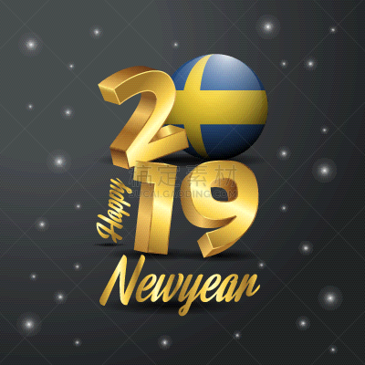 瑞典,2019,字体,新年前夕,国内著名景点,华丽的,请柬,壁纸,问候