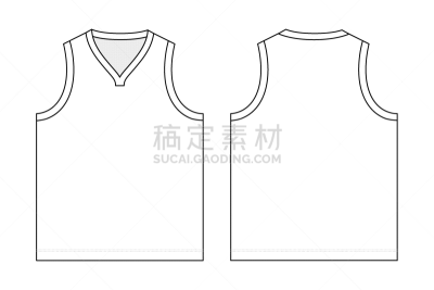 模板,背心,白色,空白的,矢量,用右手,纺织品,棉,泰国,聚酯