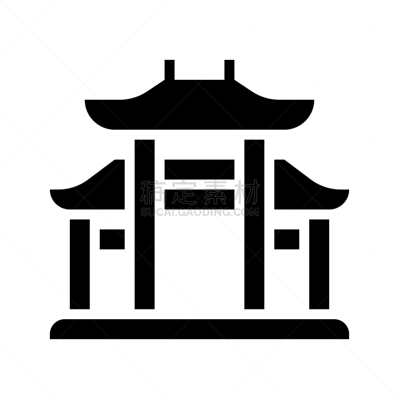 建筑,月亮,拱门,现代,牌楼,新年,传统,春节,庆祝