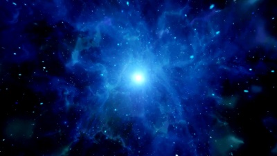 可循环宇宙星云和恒星空间背景 